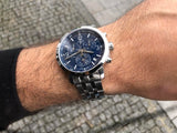 Shop Authentic Tissot PRC 200 Chronograph Quartz Blue Dial Silver Steel Strap Watch For Men - T114.417.11.047.00 - Luxxuri