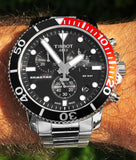  Shop Authentic Tissot Seastar 1000 Chronograph Black Dial Silver Steel Strap Watch For Men - T120.417.11.051.01 - Luxxuri