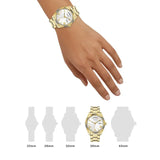 Shop Authentic Guess Luna White Dial Gold Steel Strap Watch for Women - GW0308L2 - Luxxuri