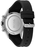  Shop Authentic Hugo Boss Globetrotter Black Dial Black Silicone Strap Watch for Men - 1513820 - Luxxuri