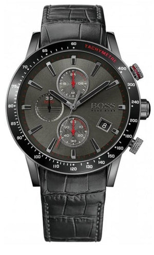  Shop Authentic Hugo Boss Rafale Chronograph Grey Dial Black Leather Strap Watch For Men - HB1513445 - Luxxuri