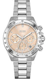  Shop Authentic Hugo Boss Novia Pink Dial Silver Steel Strap Watch for Women - 1502615 - Luxxuri