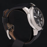  Shop Authentic Marc Jacobs Larry Chronograph Black Dial Black Leather Strap Watch for Men - MBM5033 - Luxxuri