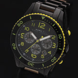  Shop Authentic Marc Jacobs Rock Chronograph Black Dial Black Steel Strap Watch for Men - MBM5026 - Luxxuri