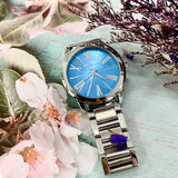  Shop Authentic Michael Kors Hartman Quartz Blue Dial Silver Steel Strap Watch For Women - MK3519 - Luxxuri