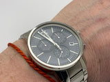  Shop Authentic Calvin Klein Post Minimal Chronograph Black Dial Silver Steel Strap Watch for Men - K7627161 - Luxxuri
