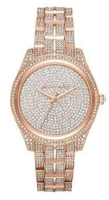  Shop Authentic Michael Kors Lauryn Crystals Rose Gold Dial Rose Gold Steel Strap Watch For Women - MK3931 - Luxxuri