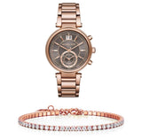  Shop Authentic Michael Kors Sawyer Rose Gold Dial Rose Gold Steel Strap Watch for Women - MK6226 - Luxxuri