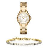  Shop Authentic Michael Kors Camille Quartz White Dial Gold Steel Strap Watch For Women - MK7255 - Luxxuri