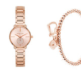  Shop Authentic Michael Kors Portia Analog Quartz Rose Gold Dial Rose Gold Steel Strap Watch For Women - MK3839 - Luxxuri