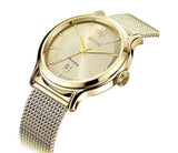  Shop Authentic Maserati Epoca Golden Dial Golden Mesh Bracelet Watch For Men - R8853118003 - Luxxuri