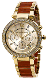  Shop Authentic Michael Kors Parker Gold Dial Two Tone Steel Strap Watch for Women - MK6139 - Luxxuri
