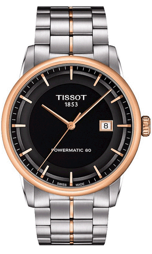  Shop Authentic Tissot Luxury Powermatic 80 Black Dial Silver Steel Strap Watch For Men - T086.407.22.051.00 - Luxxuri