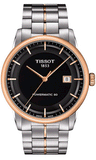  Shop Authentic Tissot Luxury Powermatic 80 Black Dial Silver Steel Strap Watch For Men - T086.407.22.051.00 - Luxxuri