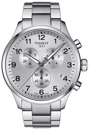  Shop Authentic Tissot Chrono XL Classic Silver Dial Silver Steel Strap Watch For Men - T116.617.11.037.00 - Luxxuri