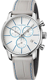 Shop Authentic Calvin Klein City Chronograph White Dial White Leather Strap Watch for Men - K2G271Q4 - Luxxuri