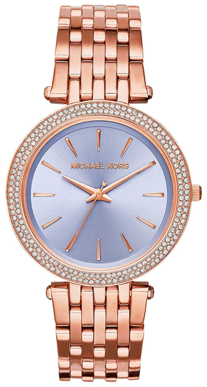  Shop Authentic Michael Kors Darci Purple Dial Rose Gold Steel Strap Watch for Women - MK3400 - Luxxuri