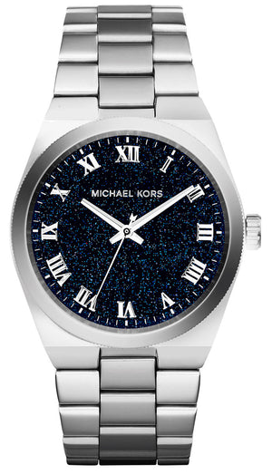  Shop Authentic Michael Kors Channing Midnight Blue Dial Silver Steel Strap Watch for Women - MK6113 - Luxxuri