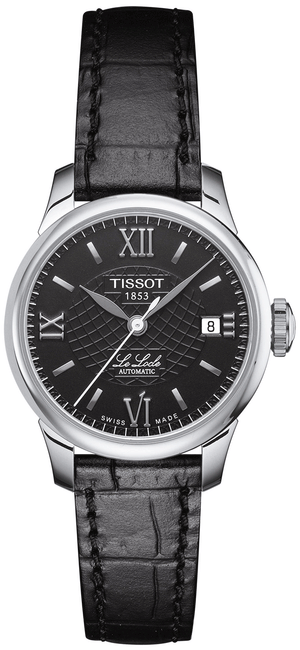  Shop Authentic Tissot Le Locle Automatic Lady Black Dial Black Leather Strap Watch for Women - T41.1.123.57 - Luxxuri