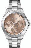  Shop Authentic Hugo Boss Premiere Rose Gold Dial Silver Steel Strap Watch for Women - 1502444 - Luxxuri