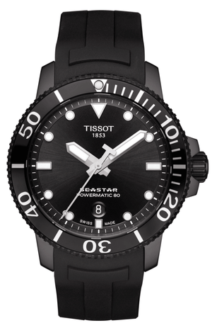  Shop Authentic Tissot Seastar 1000 Powermatic 80 Black Dial Black Rubber Strap Watch For Men - T120.407.37.051.00 - Luxxuri