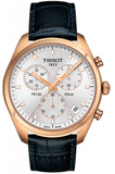  Shop Authentic Tissot T Classic PR 100 Chronograph Silver Dial Black Leather Strap Watch for Men - T101.417.36.031.00 - Luxxuri