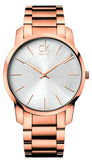  Shop Authentic Calvin Klein City White Dial Rose Gold Steel Strap Watch for Men - K2G21646 - Luxxuri