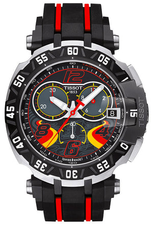 Shop Authentic Tissot T Race Chronograph Stefan Bradl Special Edition Black Dial Black Rubber Strap Watch for Men - T092.417.27.057.02 - Luxxuri