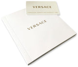  Shop Authentic Versace V-Circle Quartz Mother of Pearl Dial Brown Leather Strap Watch for Women - VBP03017 - Luxxuri