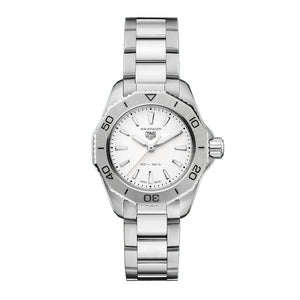  Shop Authentic Tag Heuer Aquaracer White Mother of Pearl Dial Watch for Women - WBD1311.BA0740 - Luxxuri