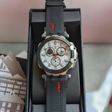  Shop Authentic Tissot T Race Chronograph White Dial Black Silicone Strap Watch For Men - T115.417.27.011.00 - Luxxuri
