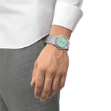  Shop Authentic Tissot PRX Quartz Light Green Dial Silver Steel Strap Watch for Men - T137.410.11.091.01 - Luxxuri