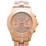  Shop Authentic Marc Jacobs Blade Chronograph Brown Dial Rose Gold Steel Strap Watch for Women - MBM3308 - Luxxuri