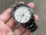  Shop Authentic Seiko Presage Sharp Edged Series Automatic GMT Champagne Dial Silver Steel Strap Watch For Men - SPB273J1 - Luxxuri
