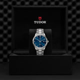  Shop Authentic Tudor Style Automatic Diamonds Blue Dial Silver Steel Strap Watch for Men - M12710-0017 - Luxxuri