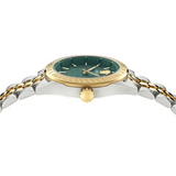  Shop Authentic Versace V-Code Analog Green Dial Two Tone Steel Strap Watch for Women - VE8I00424 - Luxxuri