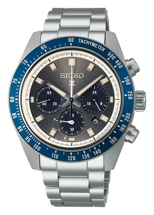  Shop Authentic Seiko Prospex Speedtimer Solar Chronograph Grey Dial Silver Steel Strap Watch for Men - SSC939 - Luxxuri