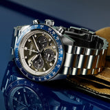  Shop Authentic Seiko Prospex Speedtimer Solar Chronograph Grey Dial Silver Steel Strap Watch for Men - SSC939 - Luxxuri