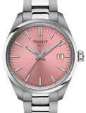 Tissot PR 100 Pink Dial Silver Steel Strap Watch for Women - T150.210.11.331.00
