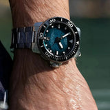 Tissot Seastar 2000 Professional Powermatic 80 Blue Dial Silver Steel Strap Watch for Men - T120.607.11.041.00