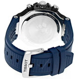 Tissot T Race Moto GP Limited Edition Chronograph Blue Dial Blue Rubber Strap Watch for Men - T141.417.17.047.00