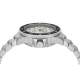 Emporio Armani Sea Explorer Yellow Dial Silver Steel Strap Watch for Men - AR60083