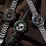  Shop Authentic Seiko Prospex Speedtimer Solar Chronograph Grey Dial Silver Steel Strap Watch for Men - SSC939 - Luxxuri