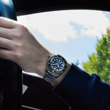  Shop Authentic Seiko Prospex Diver Scuba Automatic Blue Dial Silver Steel Strap Watch for Men - SBEJ021 - Luxxuri