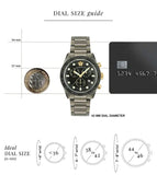  Shop Authentic Versace Greca Dome Chronograph Black Dial Grey Steel Strap Watch for Men - VE6K00623 - Luxxuri