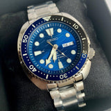  Shop Authentic Seiko Prospex Save The Ocean Diver's Automatic Blue Dial Silver Steel Strap Watch for Men - SRPD21J1 - Luxxuri
