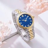  Shop Authentic Versace Hellenyium Quartz Blue Dial Two Tone Steel Strap Watch for Women - VE2S00522 - Luxxuri