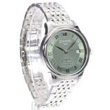 Tissot Le Locle Powermatic 80 Automatic Green Dial Silver Steel Strap Watch for Men - T006.407.11.093.00