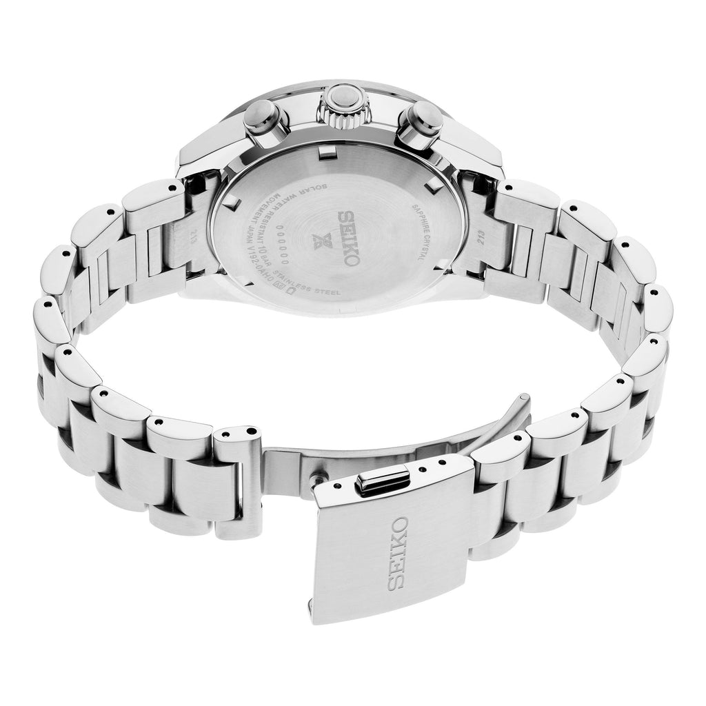  Shop Authentic Seiko Prospex Speedtimer Solar Chronograph Silver Dial Silver Steel Strap Watch for Men - SSC911 - Luxxuri