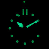 Citizen Mechanical Automatic Black Dial Black Rubber Strap Watch for Men - NJ0125-11E